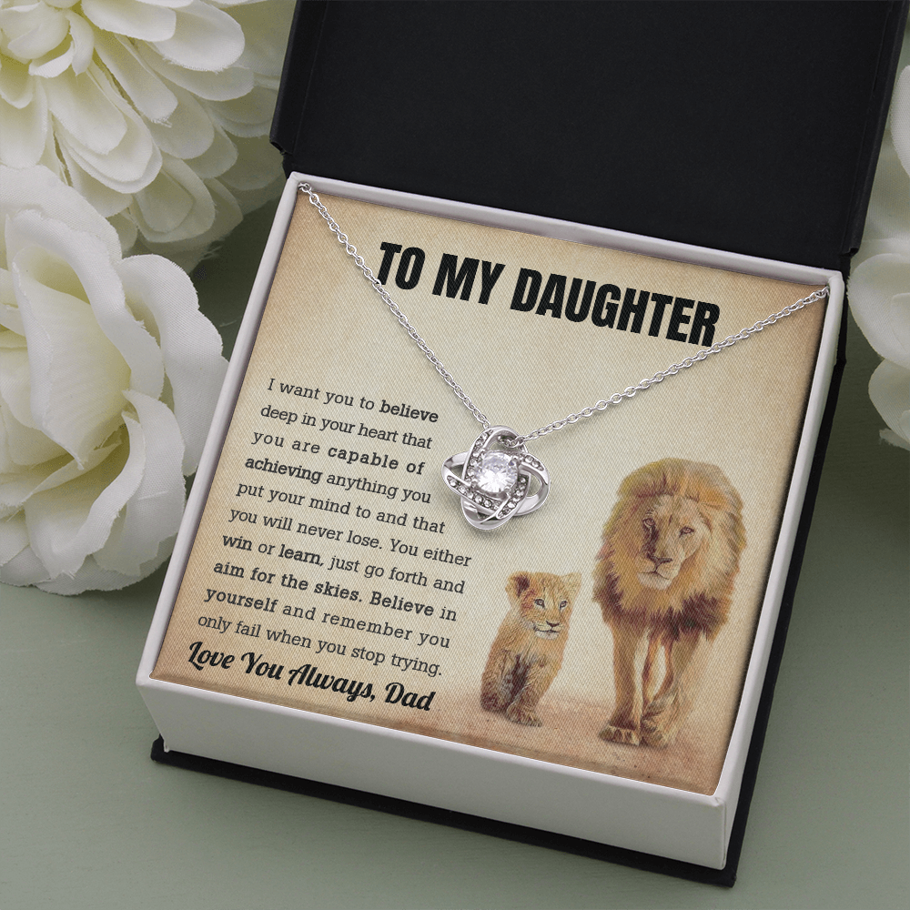 A Special Gift for Your Daughter - The Love Knot - Free shipping