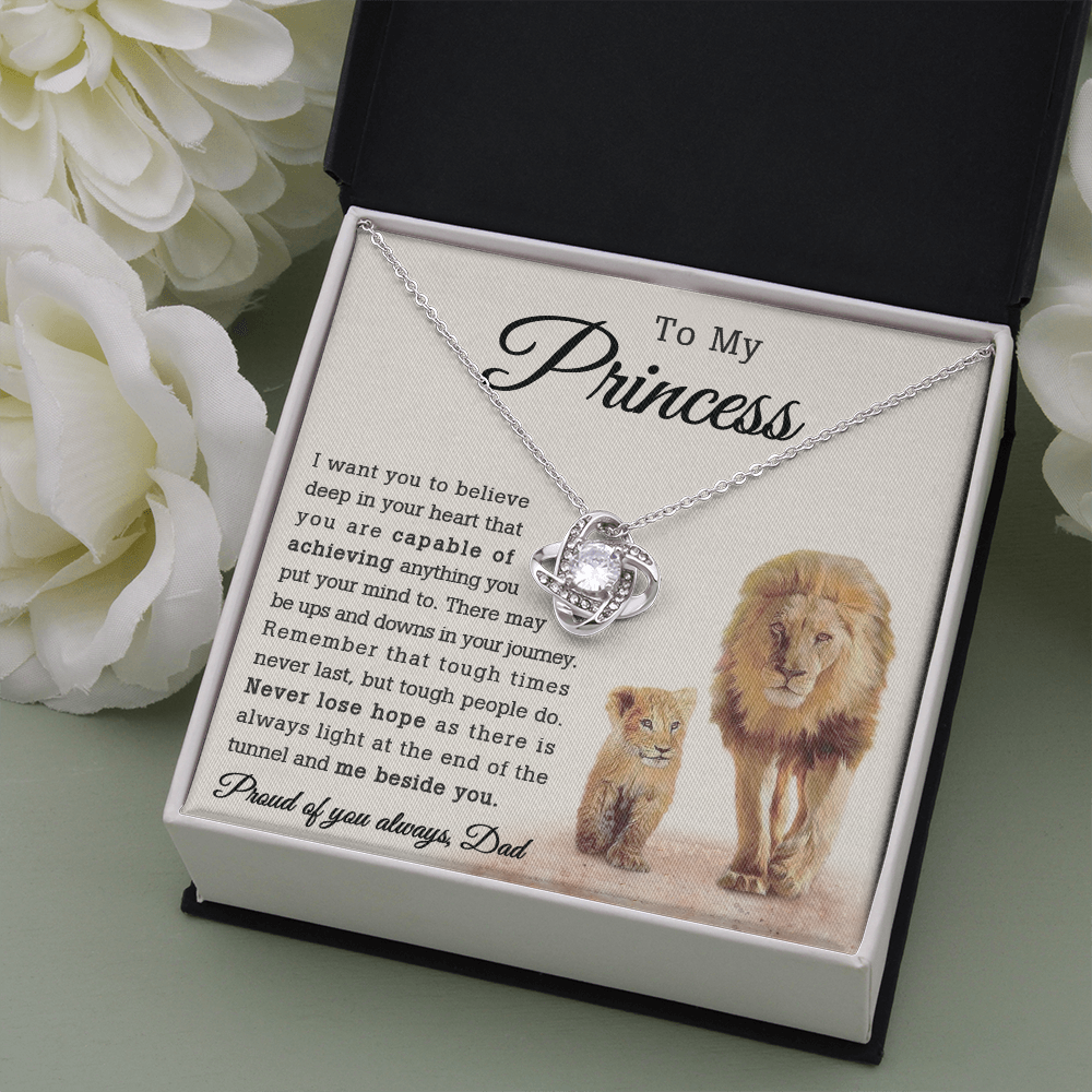 A Special Gift for Your Daughter - The Love Knot - Free shipping