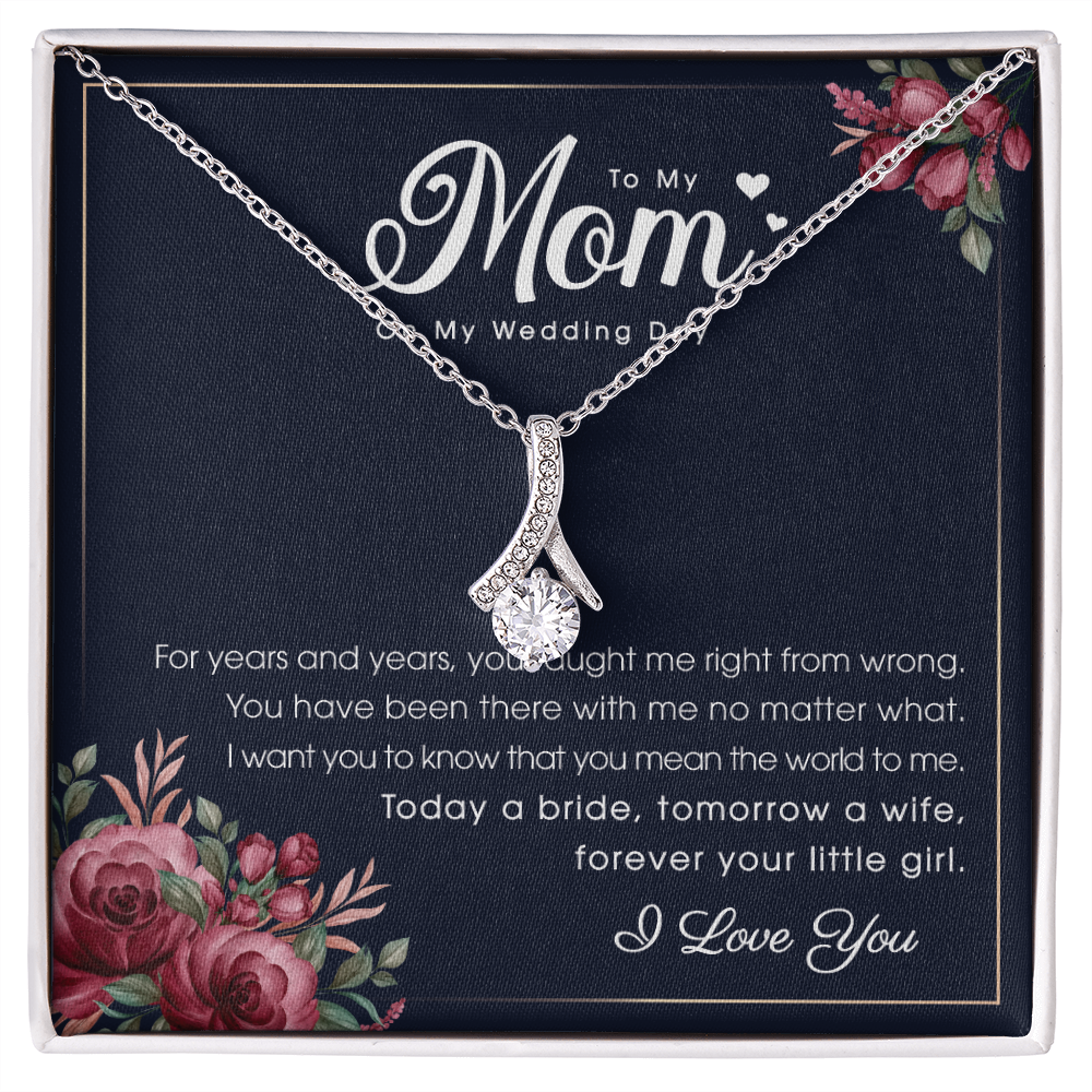 A Special Gift For Your Mom On Wedding Day- ALLURING BEAUTY Necklace - FREE SHIPPING