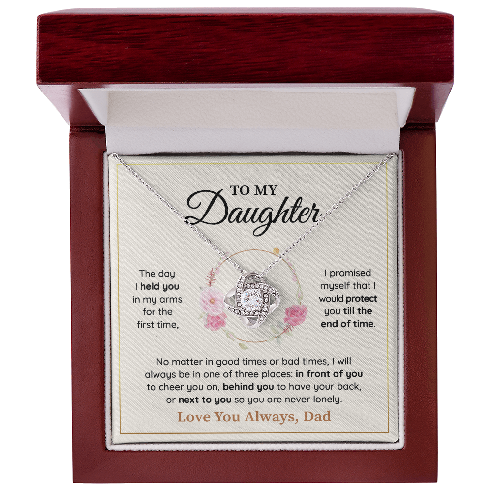 A Special Gift for Your Daughter - The Love Knot - Free shipping