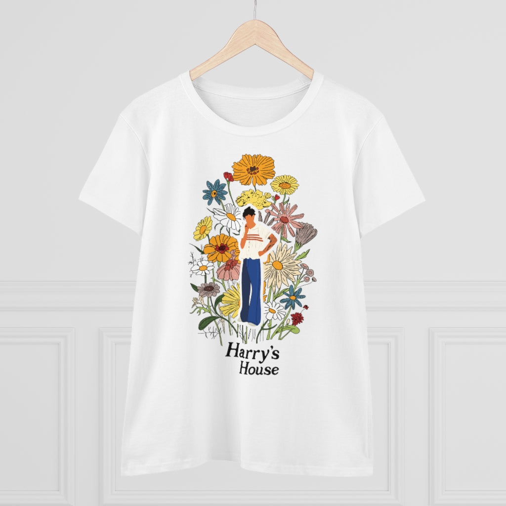 Harry House Shirt New Album for Fan of Music - Women's Midweight Cotton Tee - B0B8ZHK6KB