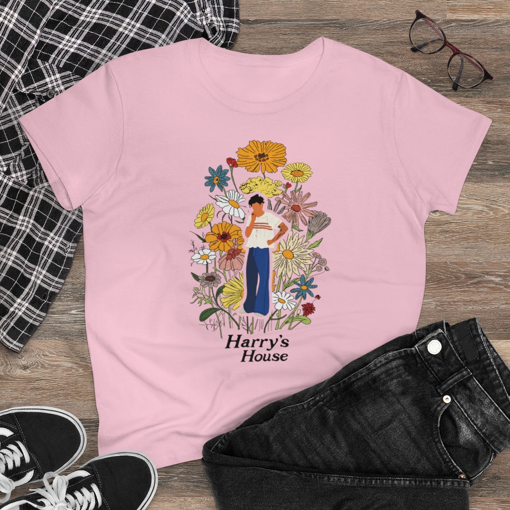 Harry's House - Women's Midweight Cotton Tee For Women - B0B8ZHK6KB