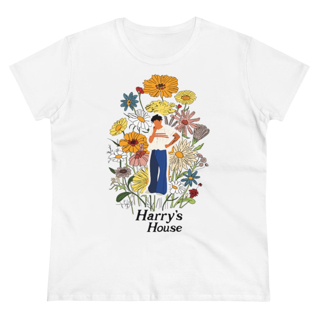 Harry House New Detail  - Women's Midweight Cotton Tee - B0B97GQY6X